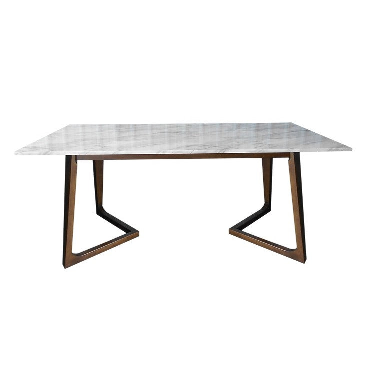 Table Henna avec dessus d'apparence marbre Table Henna avec dessus d'apparence marbre