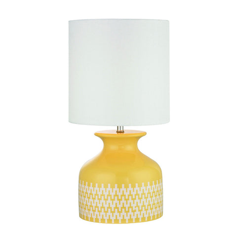 Lampe rétro jaune