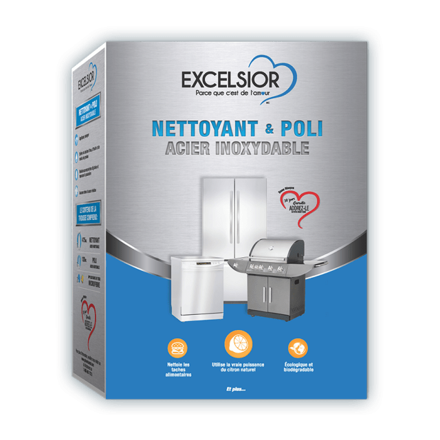 Nettoyant et poli pour acier inoxydable Nettoyant et poli pour acier inoxydable