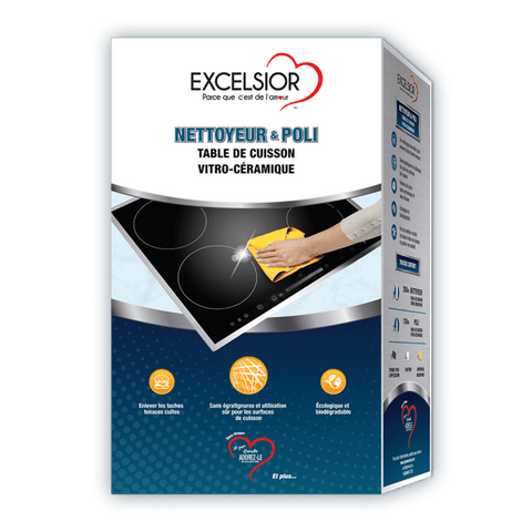 Nettoyant et poly pour vitro-céramique