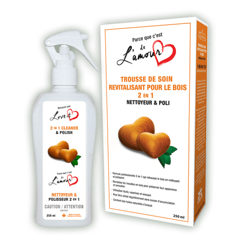 Trousse de soinet revitalisant pour le bois