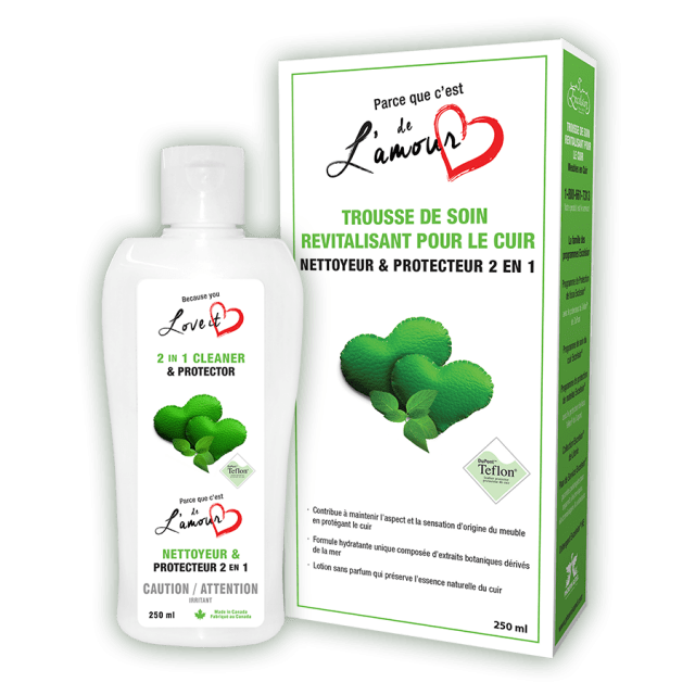 Trousse de soin et revitalisant pour le cuir Trousse de soin et revitalisant pour le cuir