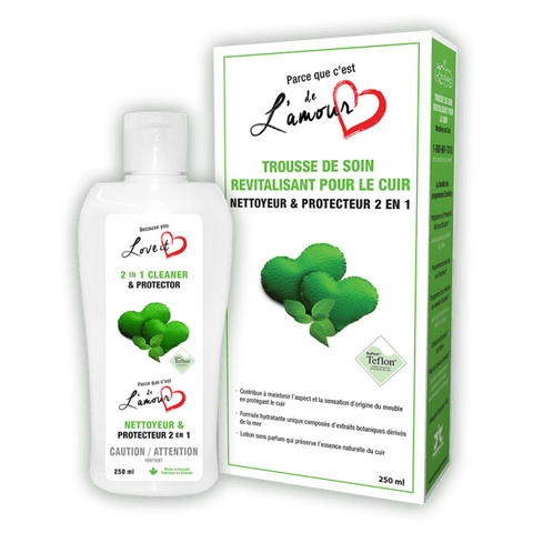 Trousse de soin et revitalisant pour le cuir