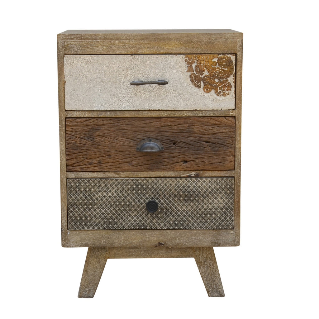 Table de bout Selenga à trois tiroir Table de bout Selenga à trois tiroir