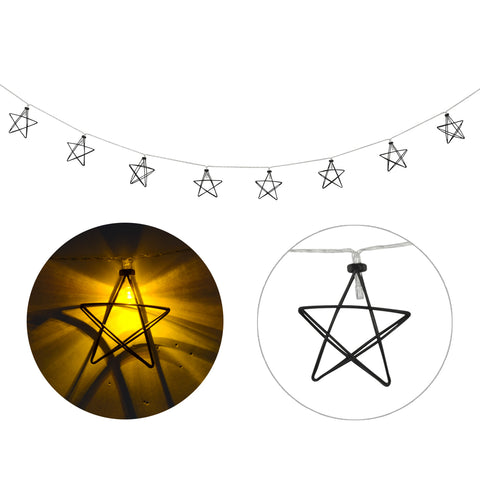 Guirlande d'étoiles illuminées