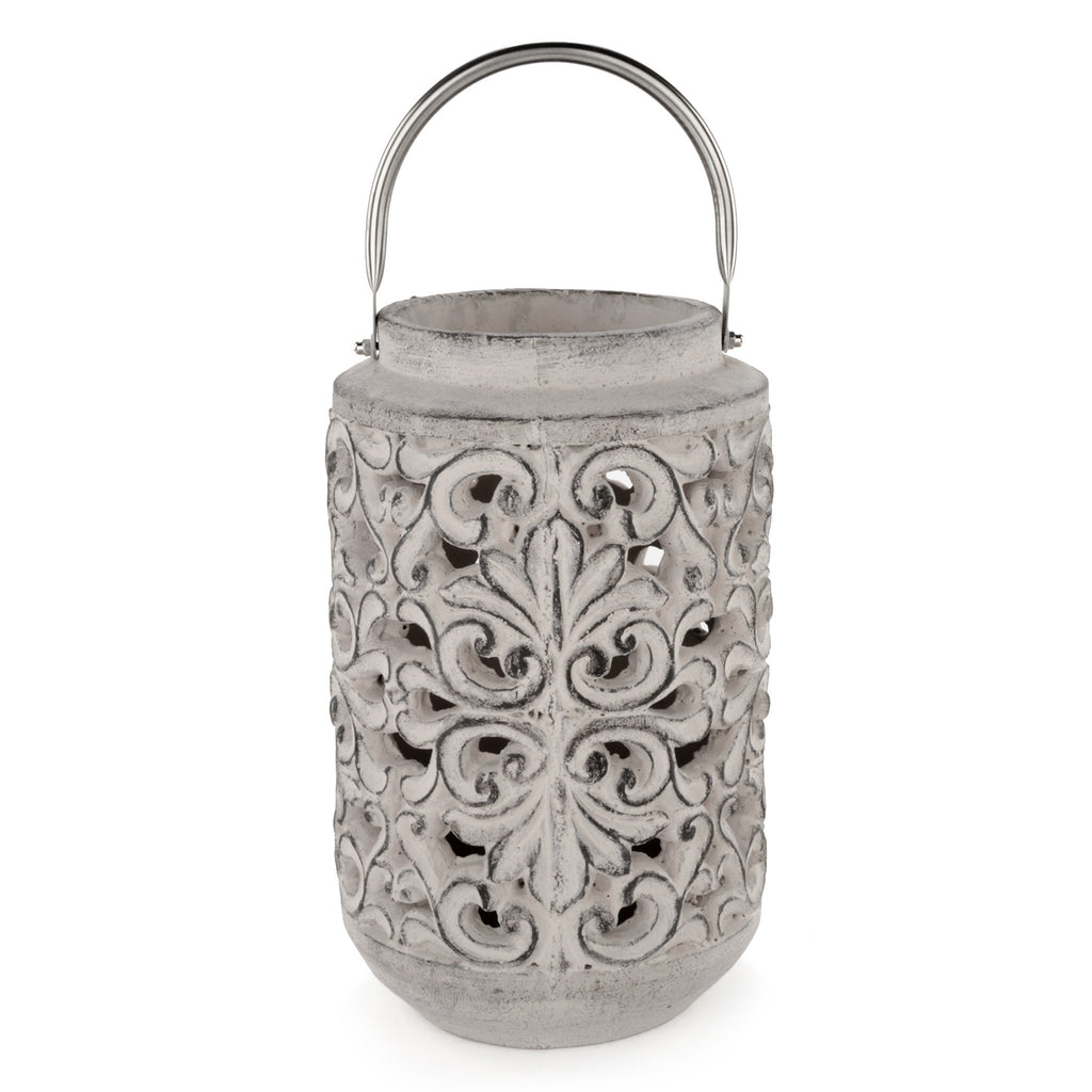 Pot à fleur antique avec motif ornemental